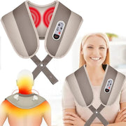 Neck and Shoulder Massager with Strong Massage Head Pounding and Pressing the Back Body Hot Compress to Relieve Fatigue Equipmen